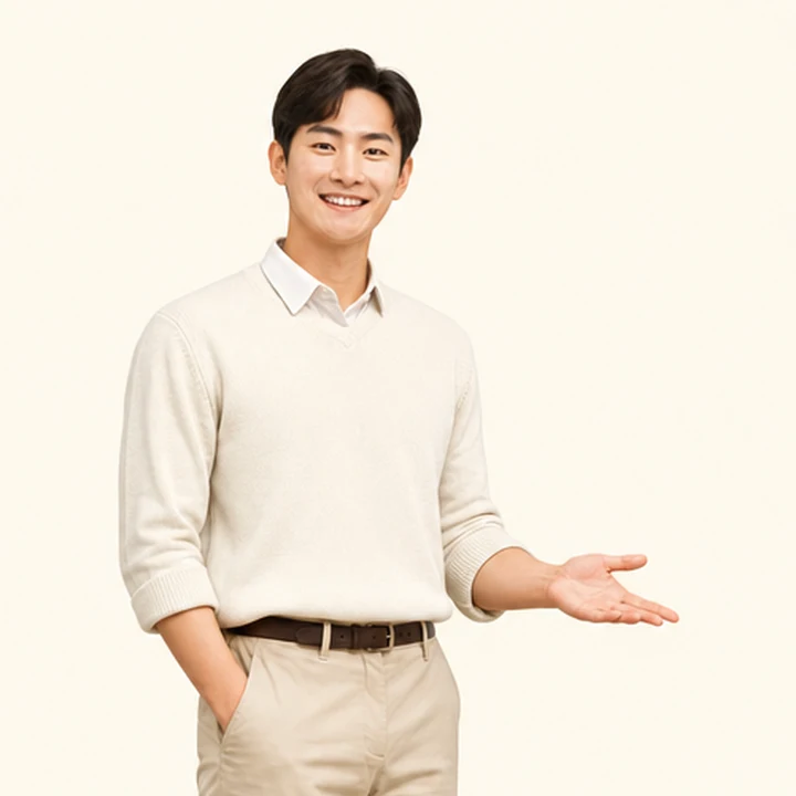 신용불량 캐스퍼 장기렌트카 상담 신청을 안내하는 담당자